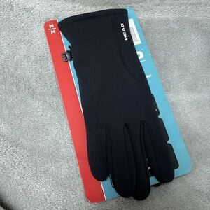 HEAD Women's M Touchscreen Running Gloves Black Fleece H1167